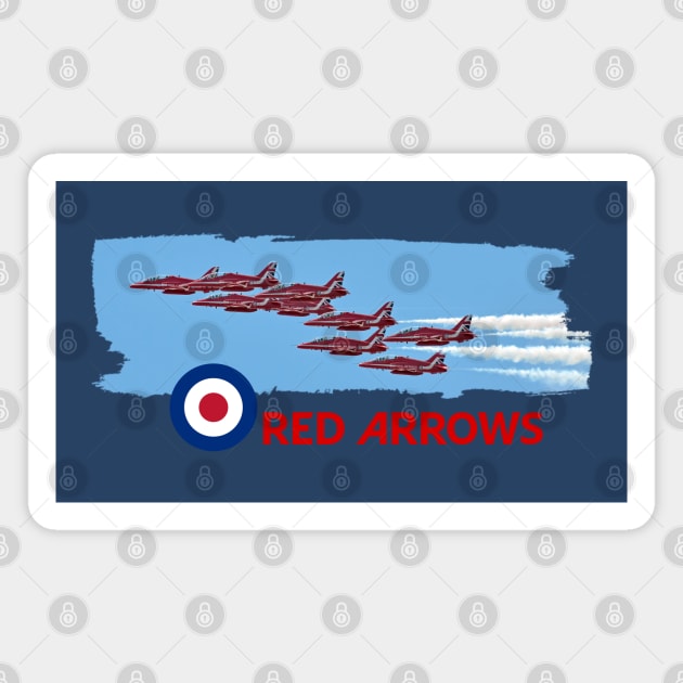 The Red Arrows Magnet by SteveHClark